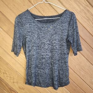 Apt. 9 Women's Gray Short Sleeve XS Top